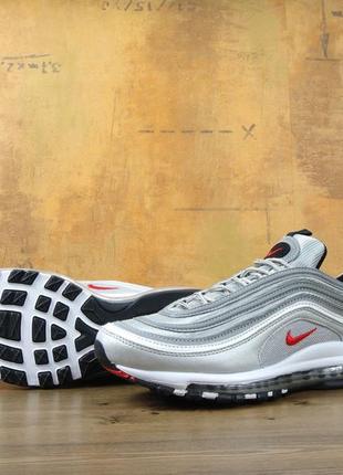 Женские кроссовки nike air max 97 silver white 37-38-392 фото