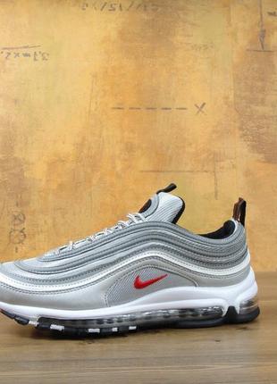 Женские кроссовки nike air max 97 silver white 37-38-396 фото