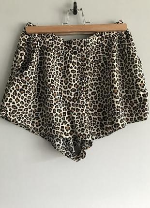 Леопардовые шорты h&m 4