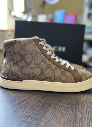 Чоловічі кеди coach clip high top sneaker