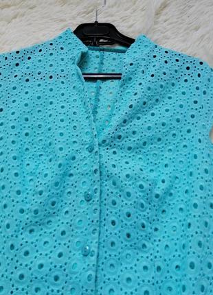 Розпродаж топ блузка з натуральної тканини хб прошва розпродаж топ блузка з натуральної тканини хб пр2 фото