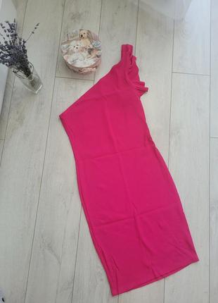 Платье резинка в рубчик bershka