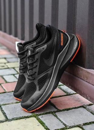 Nike zoom guide black orange мужские кроссовки найк зум4 фото