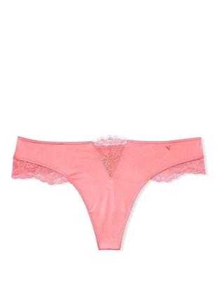 Коралловые стринги victorias secret1 фото