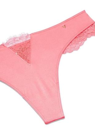 Коралловые стринги victorias secret2 фото