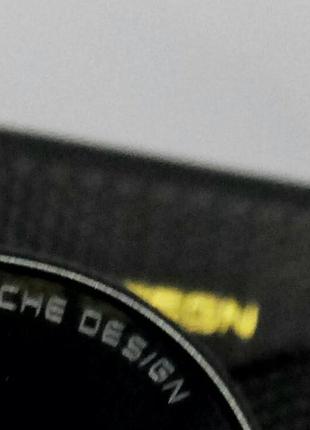 Porsche design модные солнцезащитные очки капли черные с золотом поляризированные9 фото