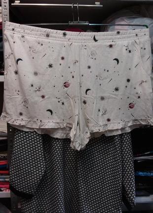 Легкі піжамні шорті великого 22 розміру