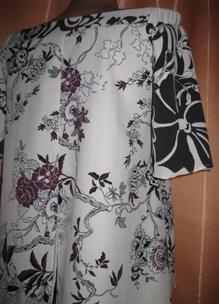 Шикарная  нарядная блузка топ свободная трапеция с открытыми плечами  маленький размер9 фото