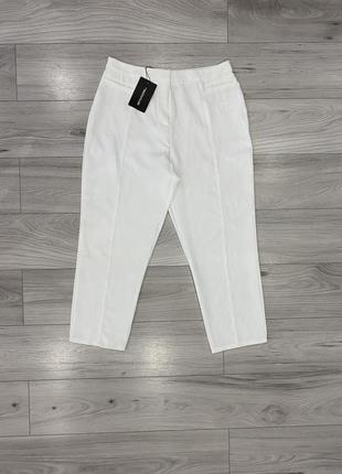 Білі брюки батального розміру1 фото