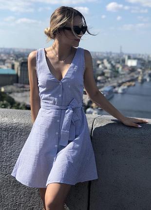 Лляна сукня oysho