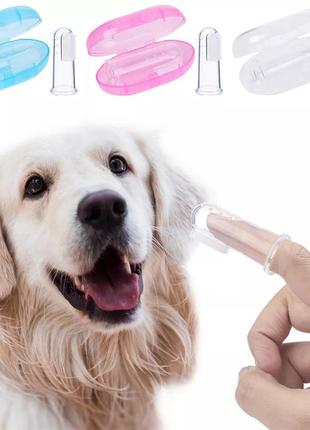 Зубна щітка для тварин