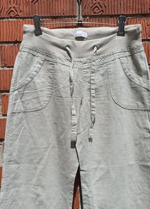 Льняные брюки vero moda 42-44 разм2 фото