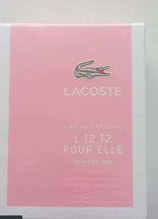 Lacoste eau de l.12.12 sparkling💥оригинал 7 мл распив аромата затест  игристый6 фото