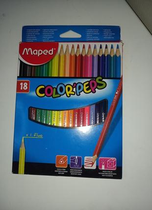 Набір олівців 18 шт. color peps classic mp183218 5 maped1 фото