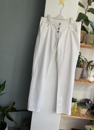 Білі джинси прямі