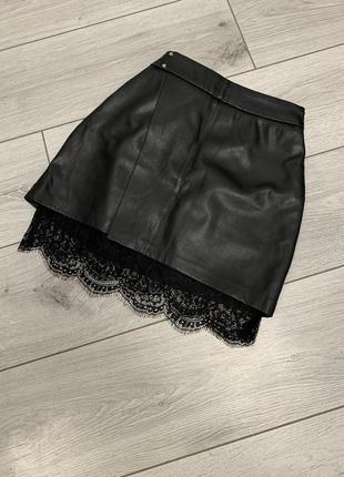 Шкіряна спідниця 2