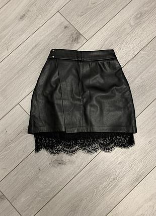Шкіряна спідниця 3