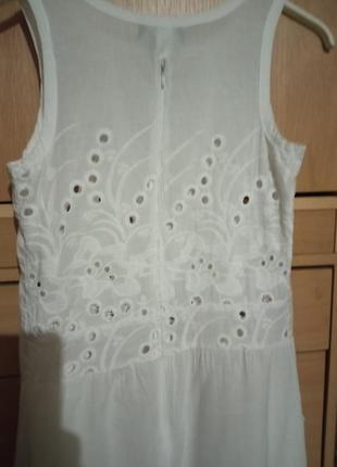 Батистовое платье ришелье в пол2 фото