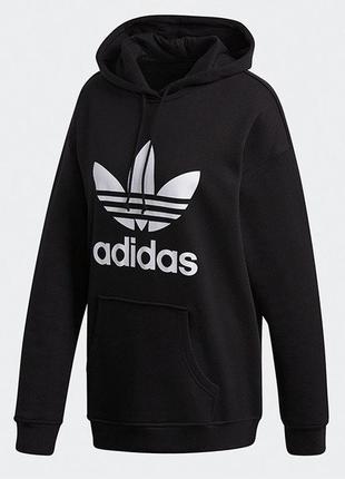 Худи женское adidas originals trefoil hoodie fm33074 фото