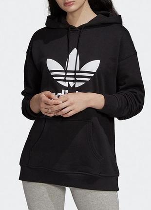 Худи женское adidas originals trefoil hoodie fm33078 фото