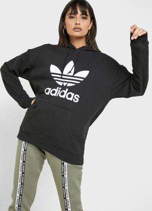 Худи женское adidas originals trefoil hoodie fm33071 фото