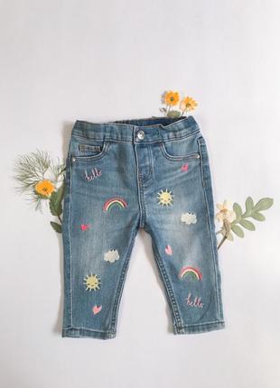 Дитячі джинси на дівчинку h&m1 фото