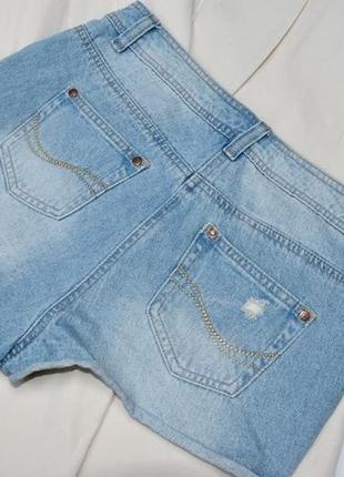 Denimco стильні джинсові шорти з потертостями5 фото