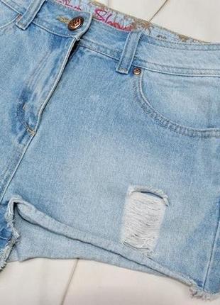 Denimco стильні джинсові шорти з потертостями3 фото