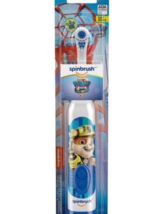 Arm&hammer kid's spinbrush «щенячий патруль" здоровань - м'яка, 1 зубна щітка на батарейках