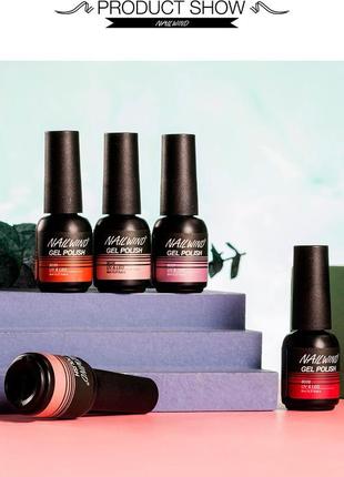 Nailwind 8046 гель-лак 8 мл. - нейл винд гель лак для ногтей4 фото