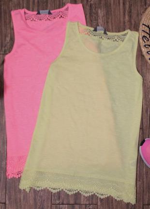 Комплект ярких маек  primark 12-13 лет