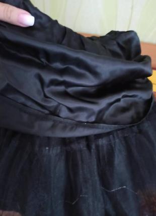 Шикарное школьное платье с кружевом! 116-128. р.5 фото