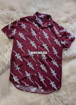 💙💛🤎 оригинальная рубашечка шведка с крокодильчиками