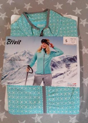 Тёплая женская лыжная функциональная термо куртка кофта на флисе толсовка crivit германия4 фото