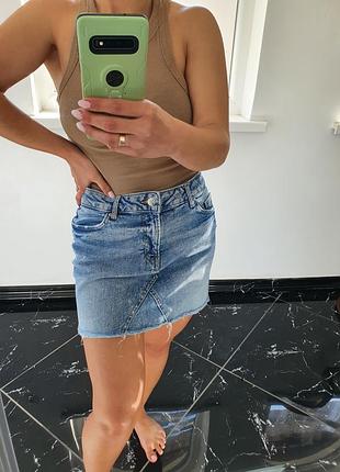 Спідниця h&m джинс міні