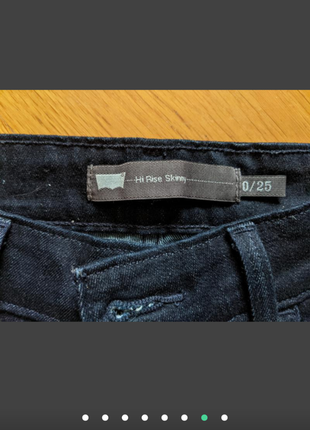 Джинсы скинни высокие узкие зауженные levi's2 фото