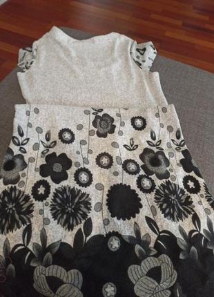 Платье с цветочным принтом5 фото