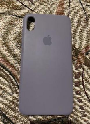 Чохол apple silicone case для iphone xs max оригінал