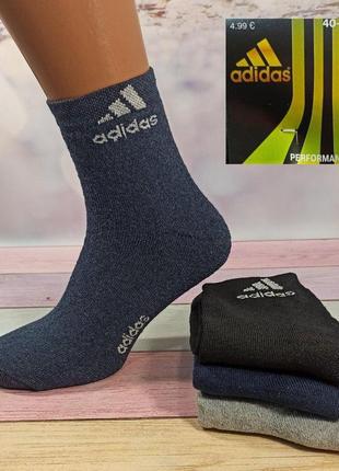 Шкарпетки чоловічі sport середні махра різні кольори р. 40-44 (уп.12 пар) l
