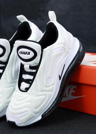 Жіночі кросівки nike air mx 720 white black 36-37-38-39