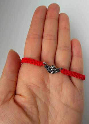 Браслет на руку червона нитка янгол