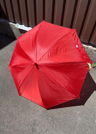 Парасолька дитяча однотонна тростина зонтик детский5 фото