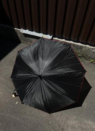 Парасолька дитяча однотонна тростина зонтик детский6 фото