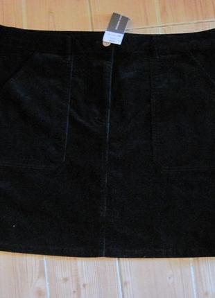 .новая вельветовая мини юбка "dorothy perkins" р. 541 фото