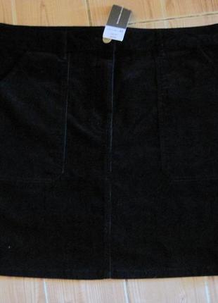 .новая вельветовая мини юбка "dorothy perkins" р. 543 фото