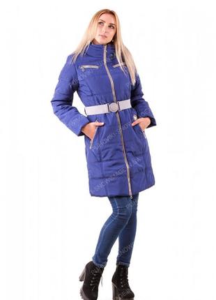 Зимова подовжена куртка пуховик snowimage 48 розмір, xl