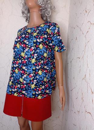 Сорочка блуза з короткими рукавами нова льон4 фото