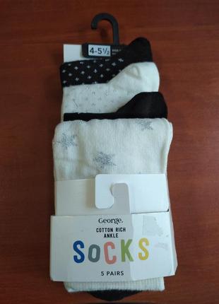 Шкарпетки для дівчинки, розмір 37-39, поштучно