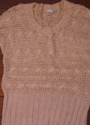 Свитер ажурный