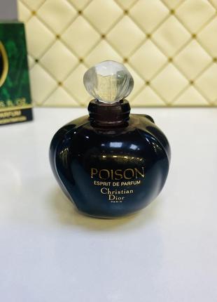 Раритет вінтаж оригінал dior - poison esprit de parfum/10 мл з 15 мл.2 фото